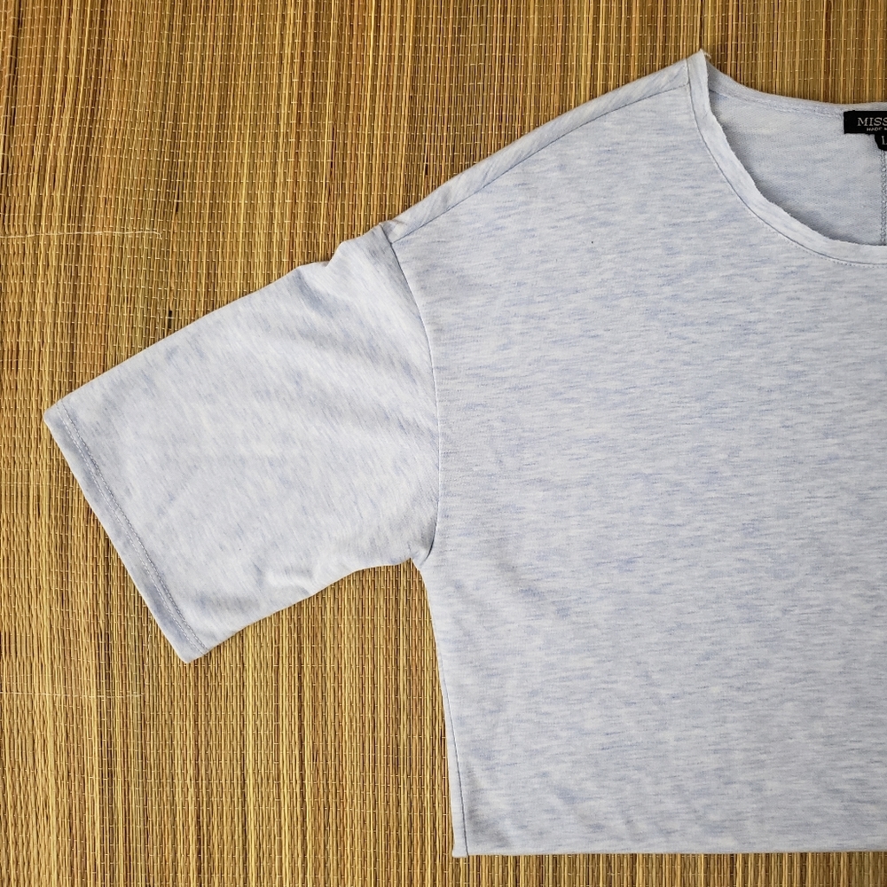 Mission Clothing Longline shirt men L Blue Gray - Picture 4 of 9